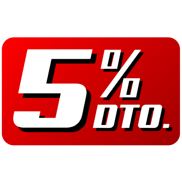 5% de descuento